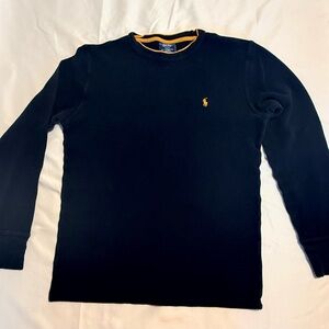 Polo Ralph Lauren Black long sleeve sleep shirt